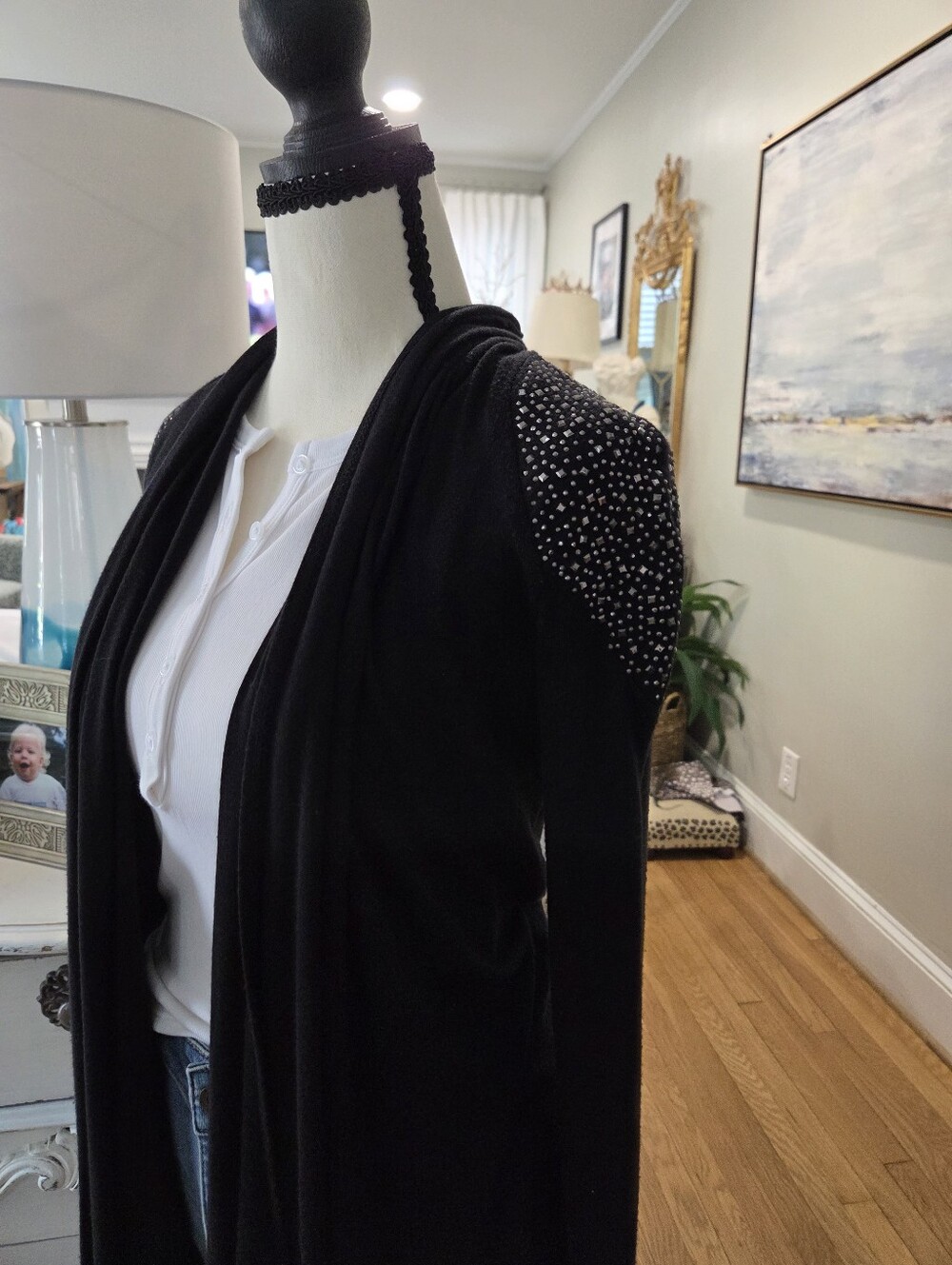 S- Twelve Studded Cardigan | Size Small 🖤✨